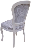 Chaise Louis Philippe Assise & Dos Tissu