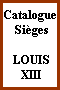 Catalogue Sièges LOUIS XIII